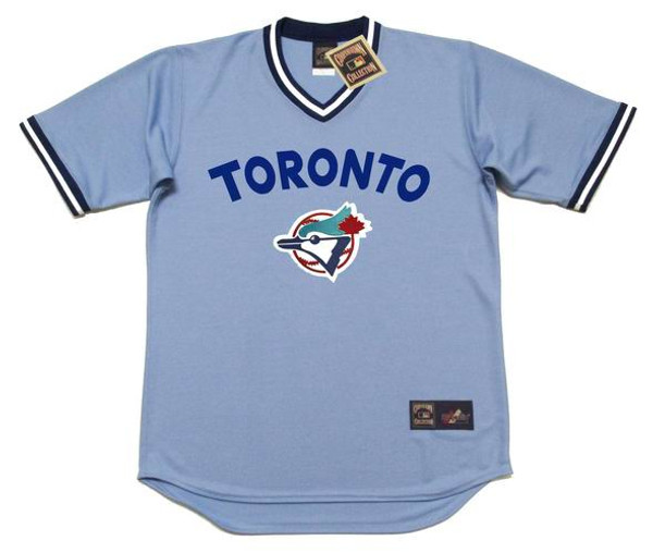 TORONTO BLUE JAYS 1970's Majestic Cooperstown Away Jersey Customized "Any Name &  Number(s)"