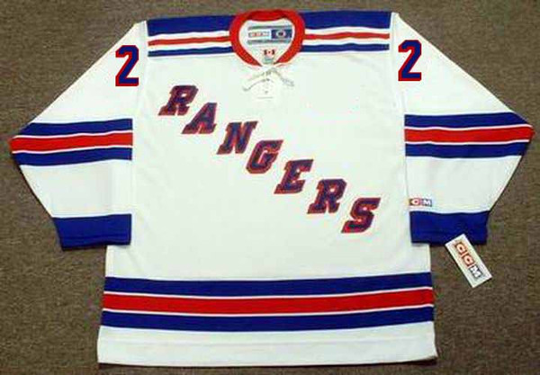 BOBBY ROUSSEAU New York Rangers 1972 CCM Throwback Home Hockey Jersey