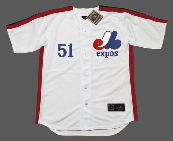 Throwback Randy Johnson Montreal Expos #51 Blue Mens Extra Large Baseball  Jersey