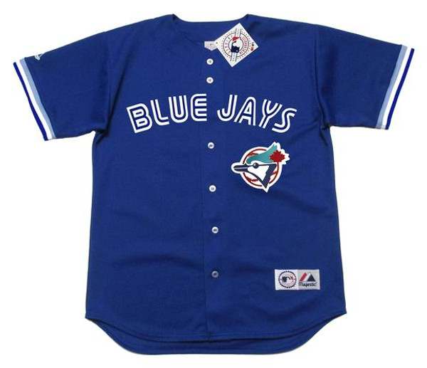Toronto Blue Jays Vintage Baby Blue Jersey Pat Borders Authentic Raven  Large NWT