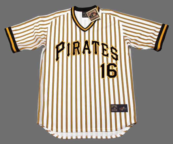 AL OLIVER Pittsburgh Pirates 1977 Majestic Cooperstown Home Baseball Jersey