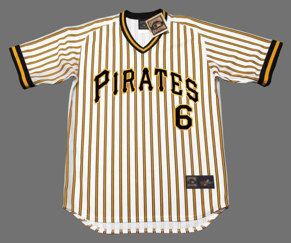 RENNIE STENNETT Pittsburgh Pirates 1978 Majestic Cooperstown Home Baseball Jersey