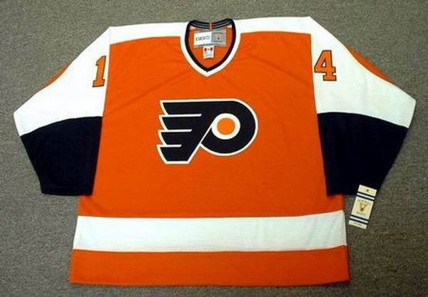 KEN LINSEMAN Philadelphia Flyers 1980 CCM Vintage Throwback Away Hockey Jersey