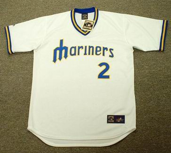 KENJI JOHJIMA Seattle Mariners Majestic Cooperstown Throwback Baseball Jersey