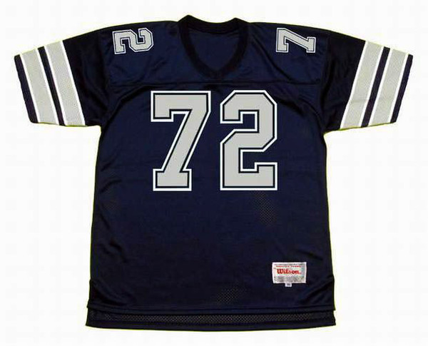 Ed Too Tall Jones #72 Signed Jersey (JSA COA) Dallas Cowboys Americas  Team