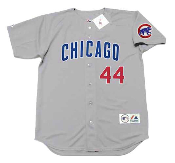 Anthony Rizzo 2016 Chicago Cubs Majestic MLB Throwback Away Jersey - FRONT