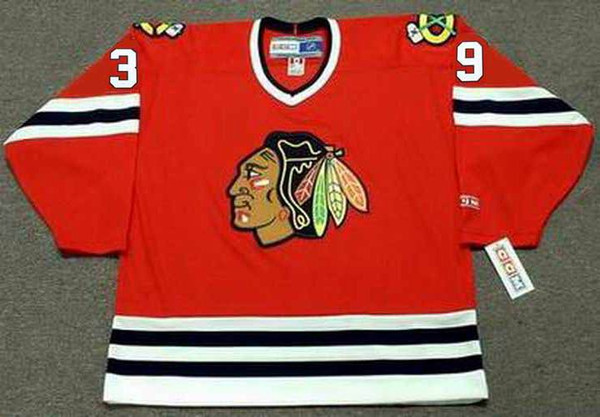 ENRICO CICCONE Chicago Blackhawks 1996 CCM Throwback NHL Hockey Jersey