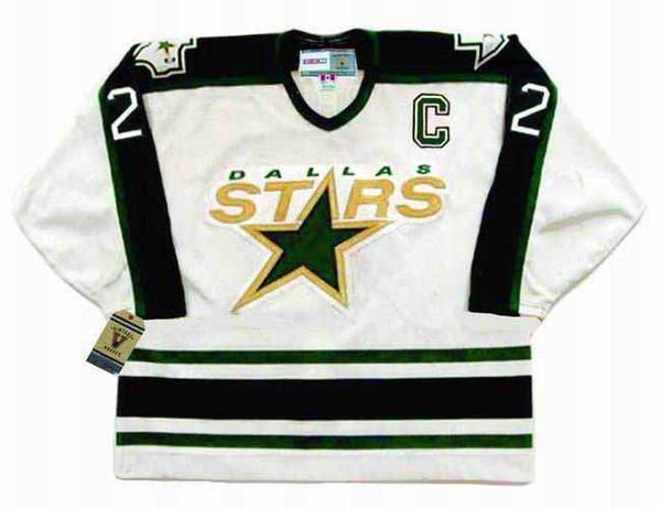 DERIAN HATCHER Dallas Stars 1996 Home CCM Throwback NHL Hockey Jersey - FRONT