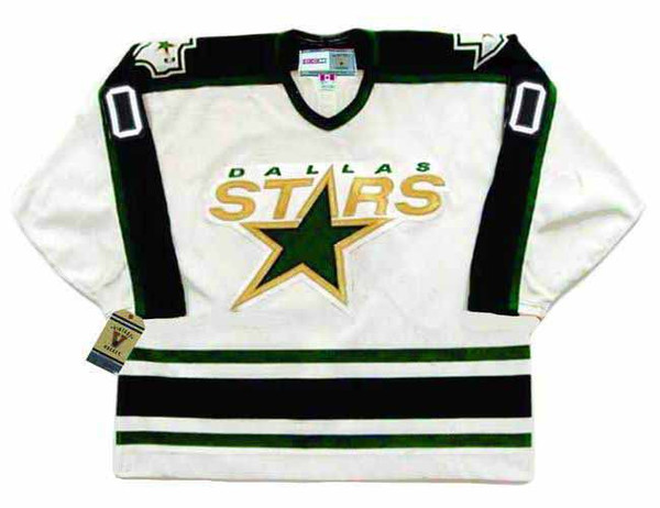 Customized 1990's Home CCM Dallas Stars Hockey Jersey - FRONT