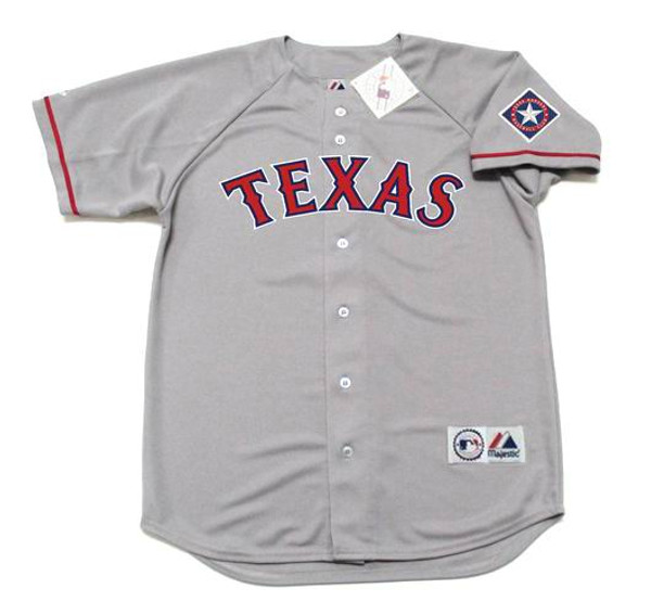 STEVE BUECHELE Texas Rangers 1995 Majestic Throwback Away Baseball Jersey