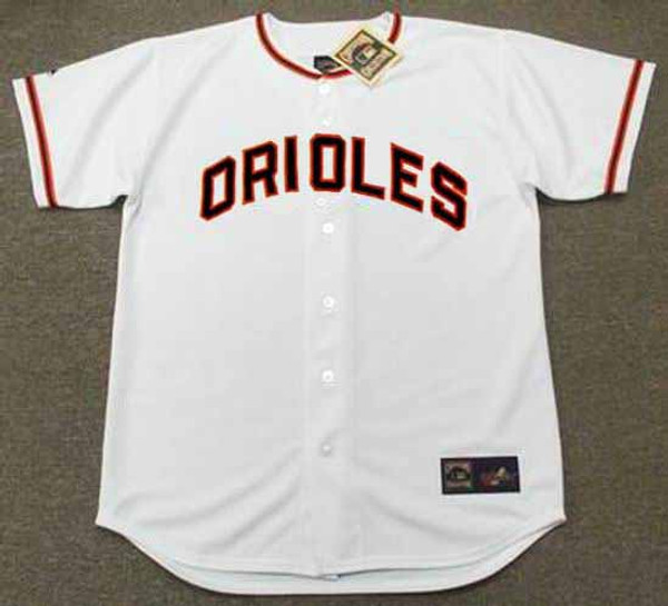 BOOG POWELL Baltimore Orioles 1965 Majestic Cooperstown Home Baseball Jersey