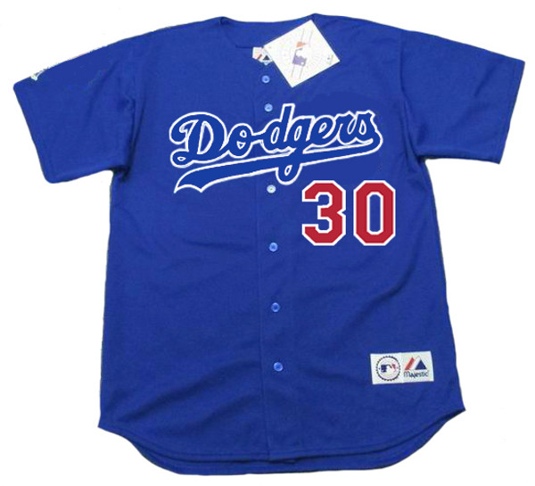 DAVE ROBERTS Los Angeles Dodgers 2003 Majestic Baseball Throwback Jersey - FRONT