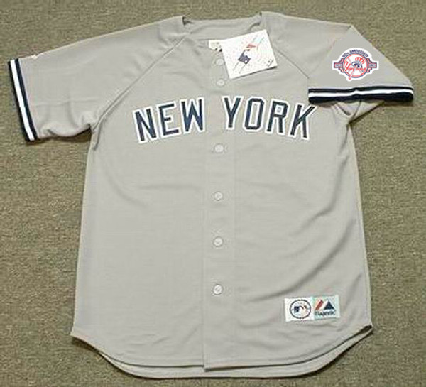 MARIANO RIVERA New York Yankees 2003 Away Majestic Throwback Baseball Jersey - FRONT