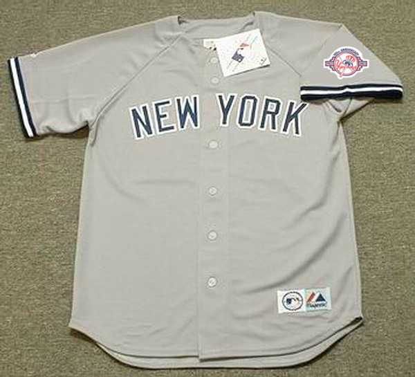 ROGER CLEMENS New York Yankees 2003 Majestic Throwback Away Baseball Jersey