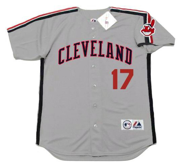 KEITH HERNANDEZ Cleveland Indians 1990 Away Majestic Throwback Baseball Jersey - FRONT