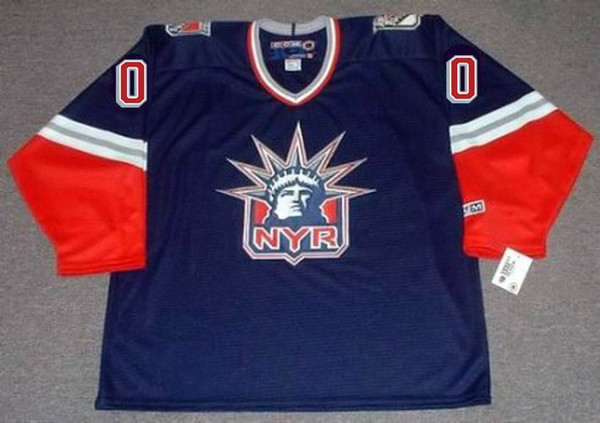 NEW YORK RANGERS 1990's CCM Throwback Alternate Jersey Customized "Any Name & Number(s)"