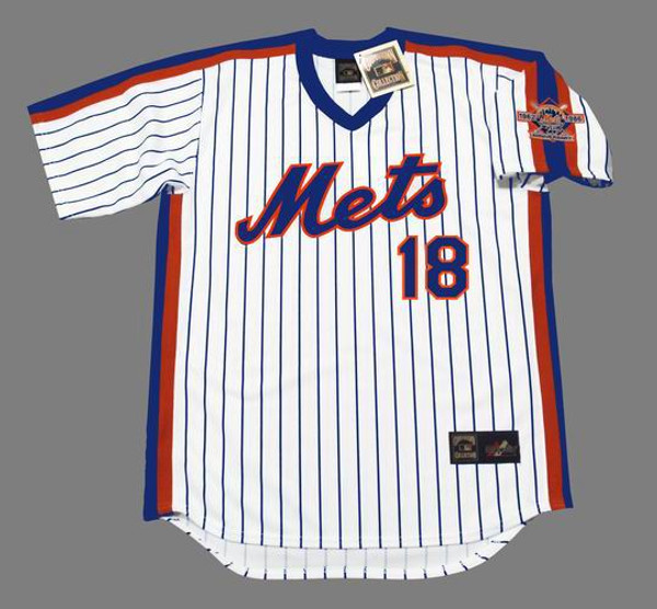 TRAVIS d'ARNAUD New York Mets 1986 Majestic Throwback Home Baseball Jersey