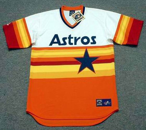 JOSE ALTUVE Houston Astros 1980's Home Majestic Throwback Baseball Jersey