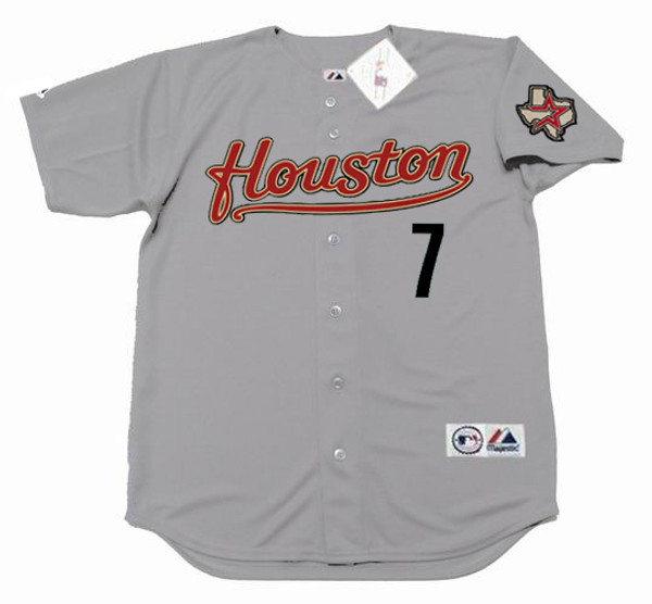 CRAIG BIGGIO Houston Astros 2004 Majestic Throwback Away Baseball Jersey