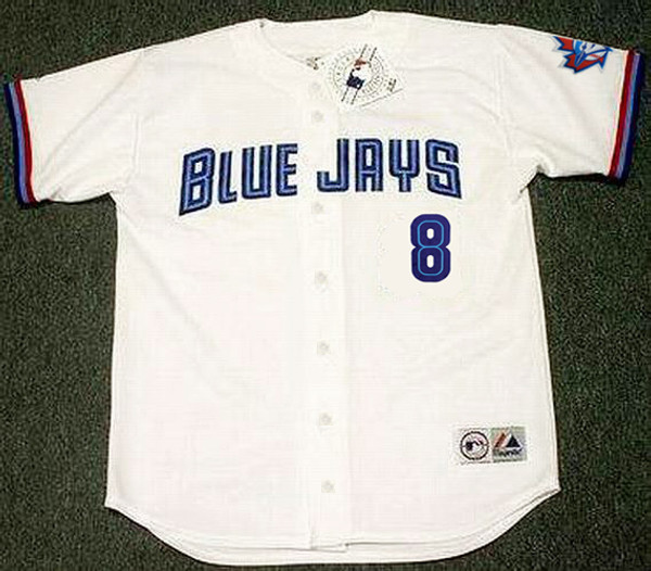 ALEX GONZALEZ Toronto Blue Jays 1997 Majestic Throwback Home Baseball Jersey