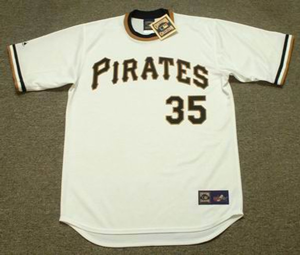 MANNY SANGUILLEN Pittsburgh Pirates 1971 Majestic Cooperstown Throwback Home Baseball Jersey