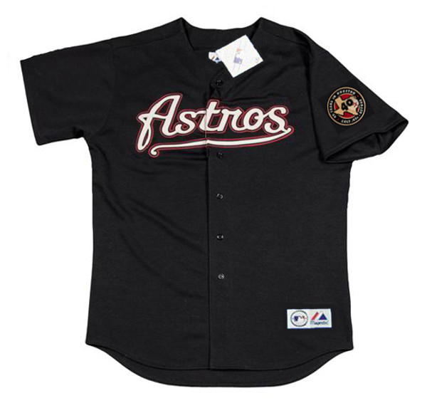 HOUSTON ASTROS 1980's Majestic Throwback Home Jersey Customized