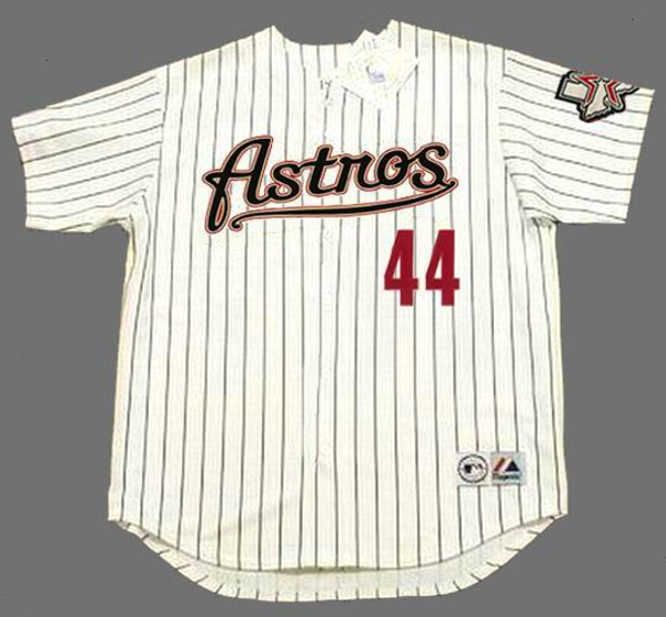 ROY OSWALT Houston Astros 2004 Majestic Throwback Home Baseball Jersey - FRONT