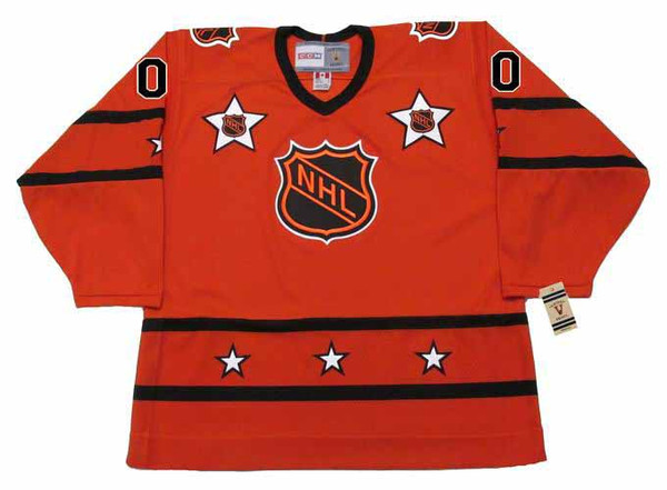 NHL 1970's All Star CCM Throwback Orange Jersey Customized Any