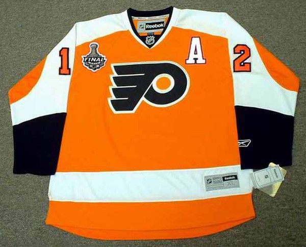 PHILADELPHIA FLYERS SIMON GAGNE REEBOK NHL HOCKEY JERSEY ADULT SMALL