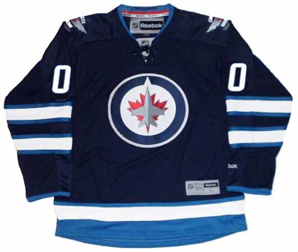 WINNIPEG JETS 2012 REEBOK Home Jersey Customized "Any Name & Number(s)"