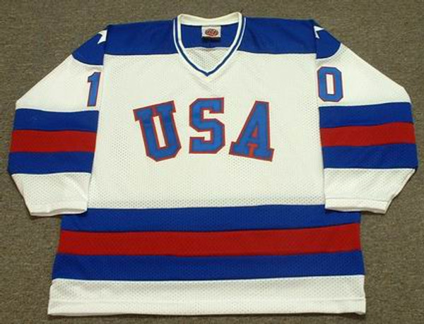 MARK JOHNSON 1980 USA Olympic Hockey Jersey