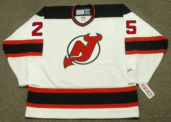 JASON ARNOTT New Jersey Devils 1998 Home CCM NHL Vintage Throwback Jersey - FRONT