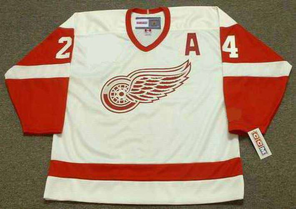 2002 CCM Home Throwback Vintage CHRIS CHELIOS  Red Wings Jersey - FRONT