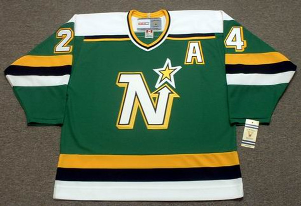 MARK TINORDI Minnesota North Stars 1989 CCM Vintage Throwback NHL Jersey