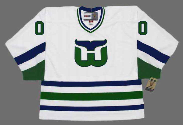 HARTFORD WHALERS 1980's Home CCM Customized Throwback Jersey - FRONT