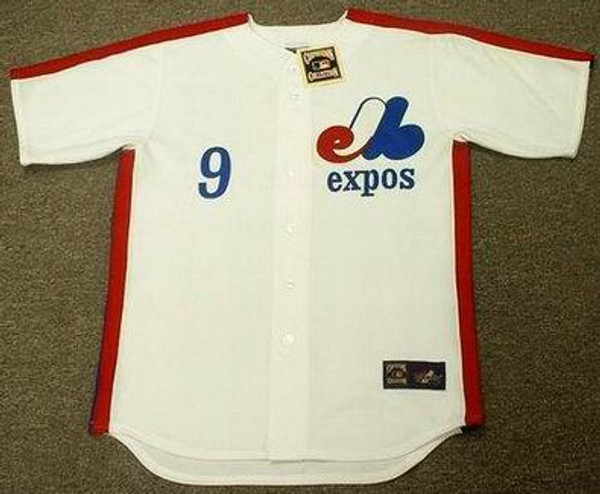 MARQUIS GRISSOM Montreal Expos 1991 Majestic Cooperstown Throwback Home Baseball Jersey