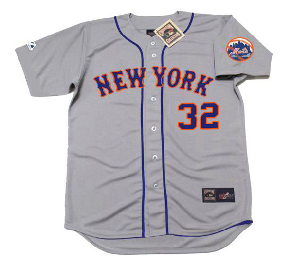 JON MATLACK New York Mets 1973 Away Majestic Baseball Throwback Jersey - FRONT