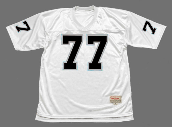 LYLE ALZADO Los Angeles Raiders 1983 Away Throwback NFL Football Jersey - FRONT
