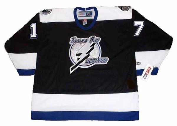 RUSLAN FEDOTENKO 2004 Tampa Bay Lightning NHL Throwback Home Jersey - FRONT
