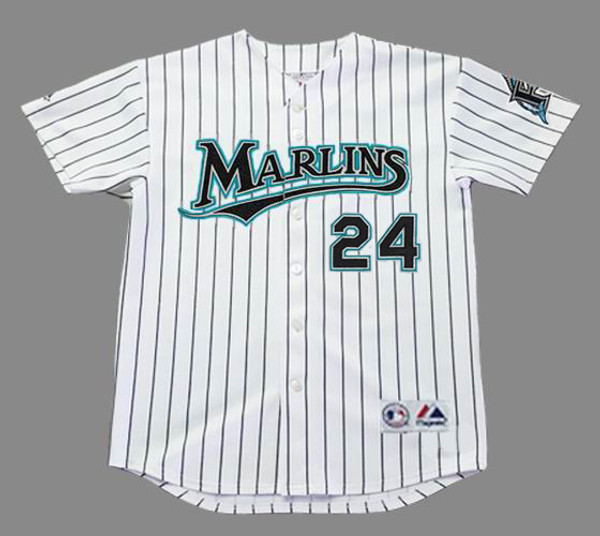 MIGUEL CABRERA Florida Marlins 2005 Home Majestic Throwback Baseball Jersey - FRONT