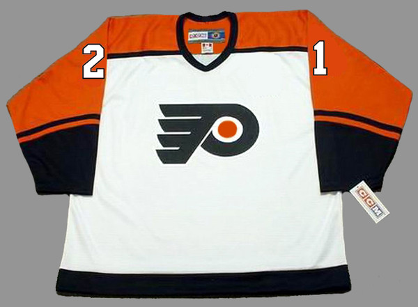 DAVE BROWN Philadelphia Flyers 1993 CCM Throwback Home NHL Hockey Jersey - FRONT