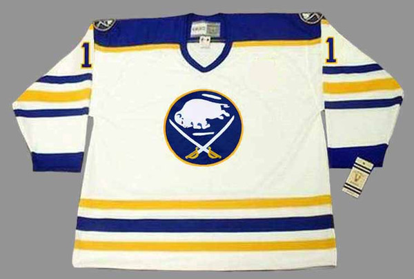 ROGER CROZIER Buffalo Sabres 1974 Home CCM Throwback NHL Hockey Jersey - FRONT