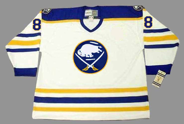 JIM LORENTZ Buffalo Sabres 1974 Home CCM Throwback NHL Hockey Jersey - FRONT