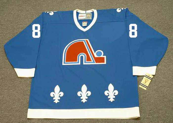 JOE SAKIC Quebec Nordiques 1988 Away CCM Throwback NHL Hockey Jersey - FRONT