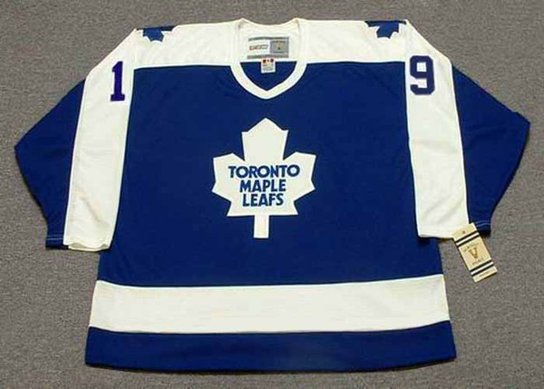 BILL DERLAGO Toronto Maple Leafs 1983 Away CCM Throwback NHL Hockey Jersey - FRONT