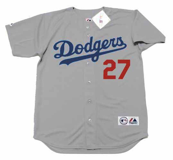 WILLIE CRAWFORD Los Angeles Dodgers 1974 Away Majestic Throwback Baseball Jersey - FRONT