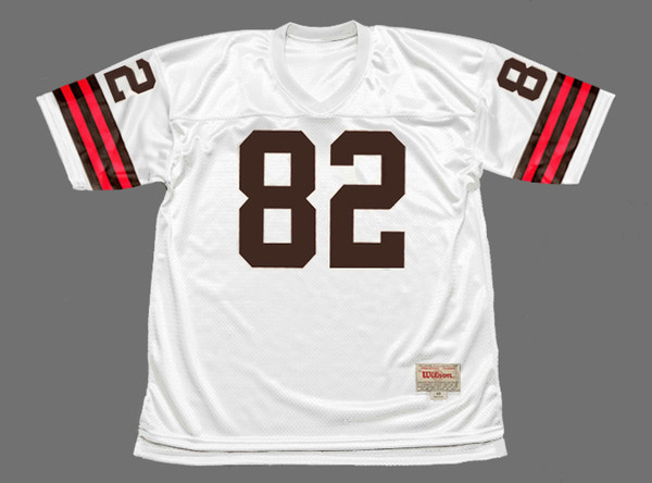 OZZIE NEWSOME Cleveland Browns 1988 Throwback NFL Football Jersey - FRONT