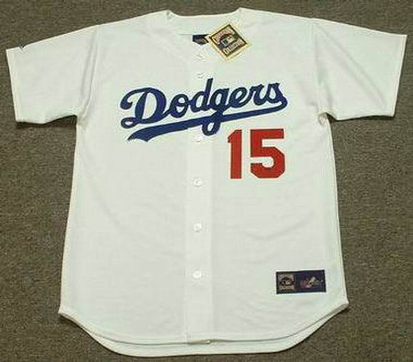 SHAWN GREEN Los Angeles Dodgers 2000 Home Majestic Throwback Baseball Jersey - FRONT