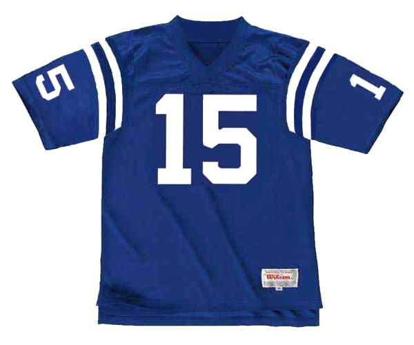 EARL MORRALL Baltimore Colts 1970 Throwback Home NFL Football Jersey - FRONT