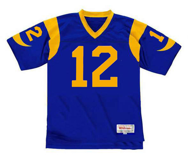 JOE NAMATH Los Angeles Rams 1977 Throwback NFL Football Jersey - FRONT